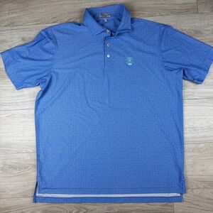 Peter Millar Summer Comfort Polo Whitemarsh Valley Golf Club Embroidered Sz XL